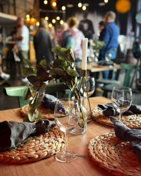 Gedeckter Tisch im Quizloft Siegburg