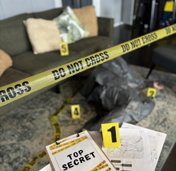 Tatort bei Krimi Quiz Dinner im Quizloft Siegburg