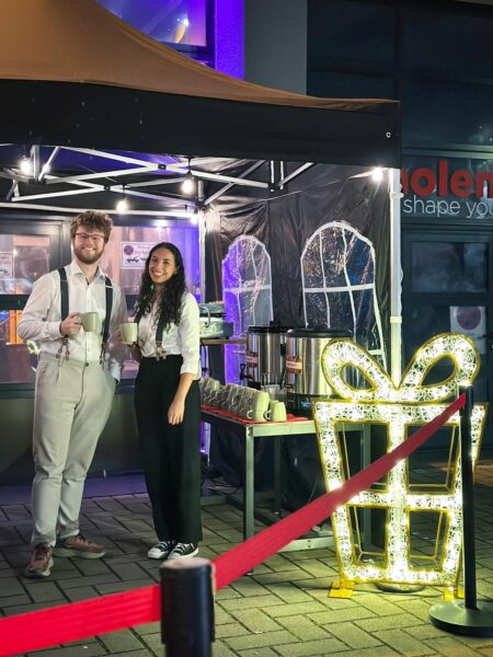 Glühwein-Empfang Team im Quizloft