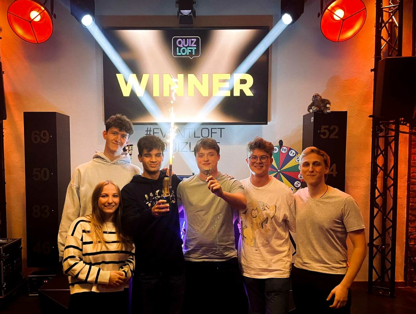 Gewinnerfoto Teenie Quiz im Quizloft Siegburg