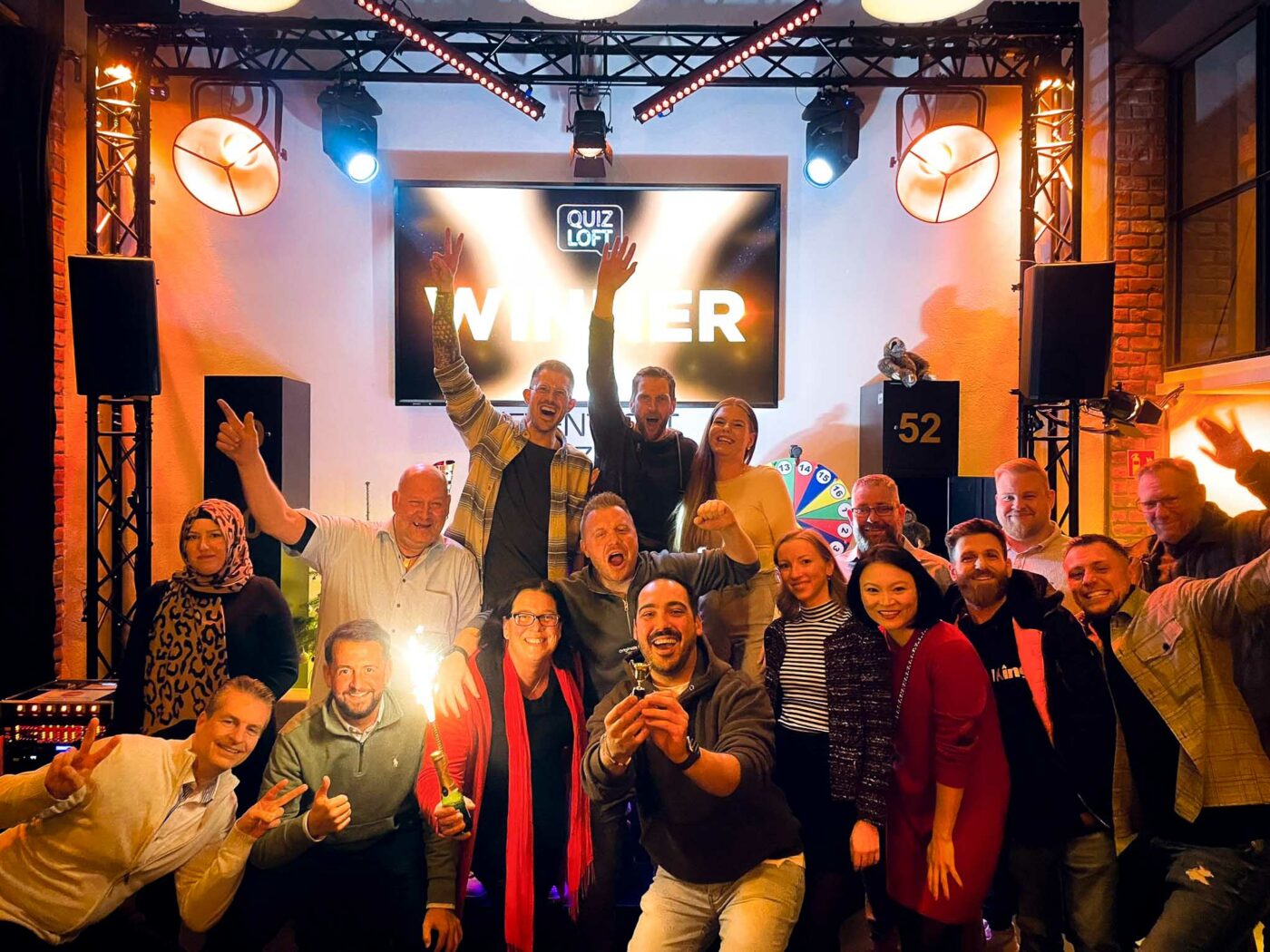 Quizloft Gruppenfoto