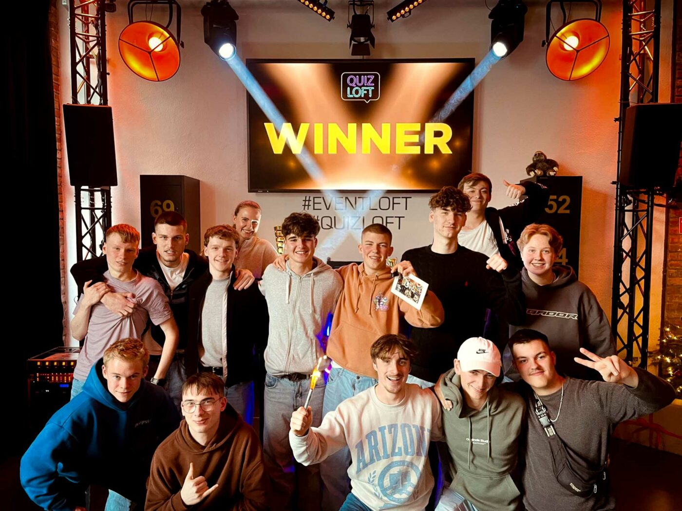 Quizloft Gruppenfoto