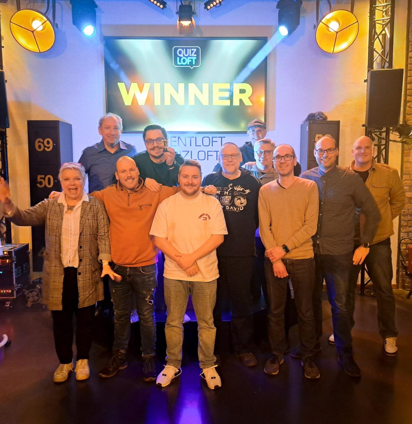 Foto vom Siegerteam im Quizloft