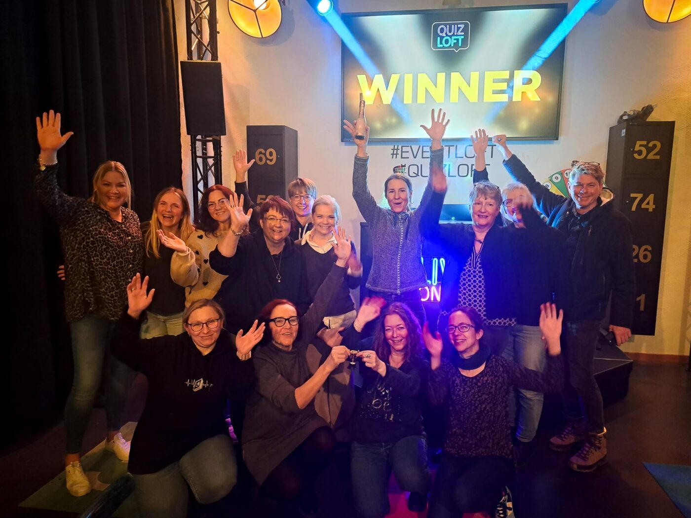 Teamfoto im Quizloft