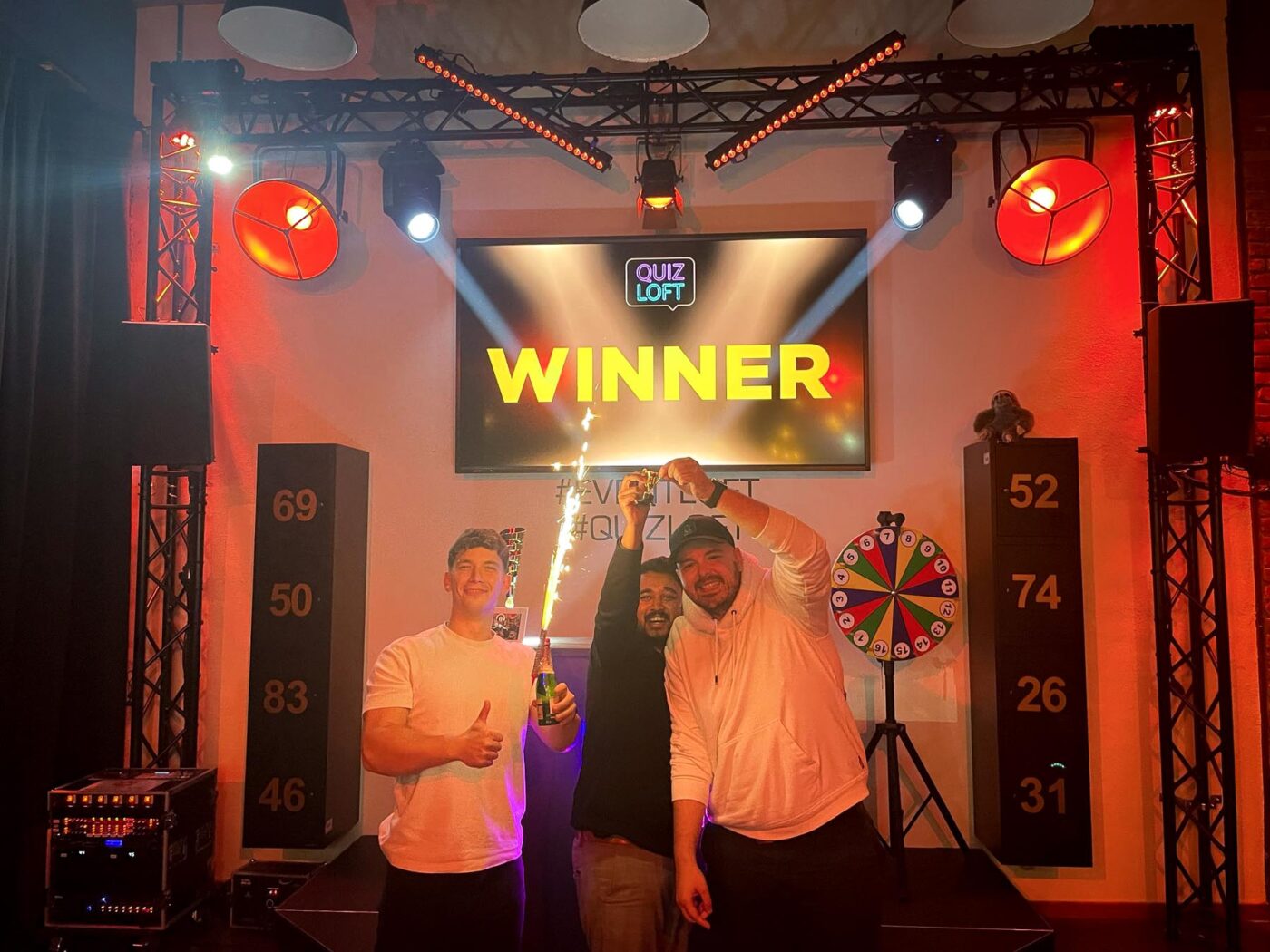 Dreier Siegerteam im Quizloft Siegburg