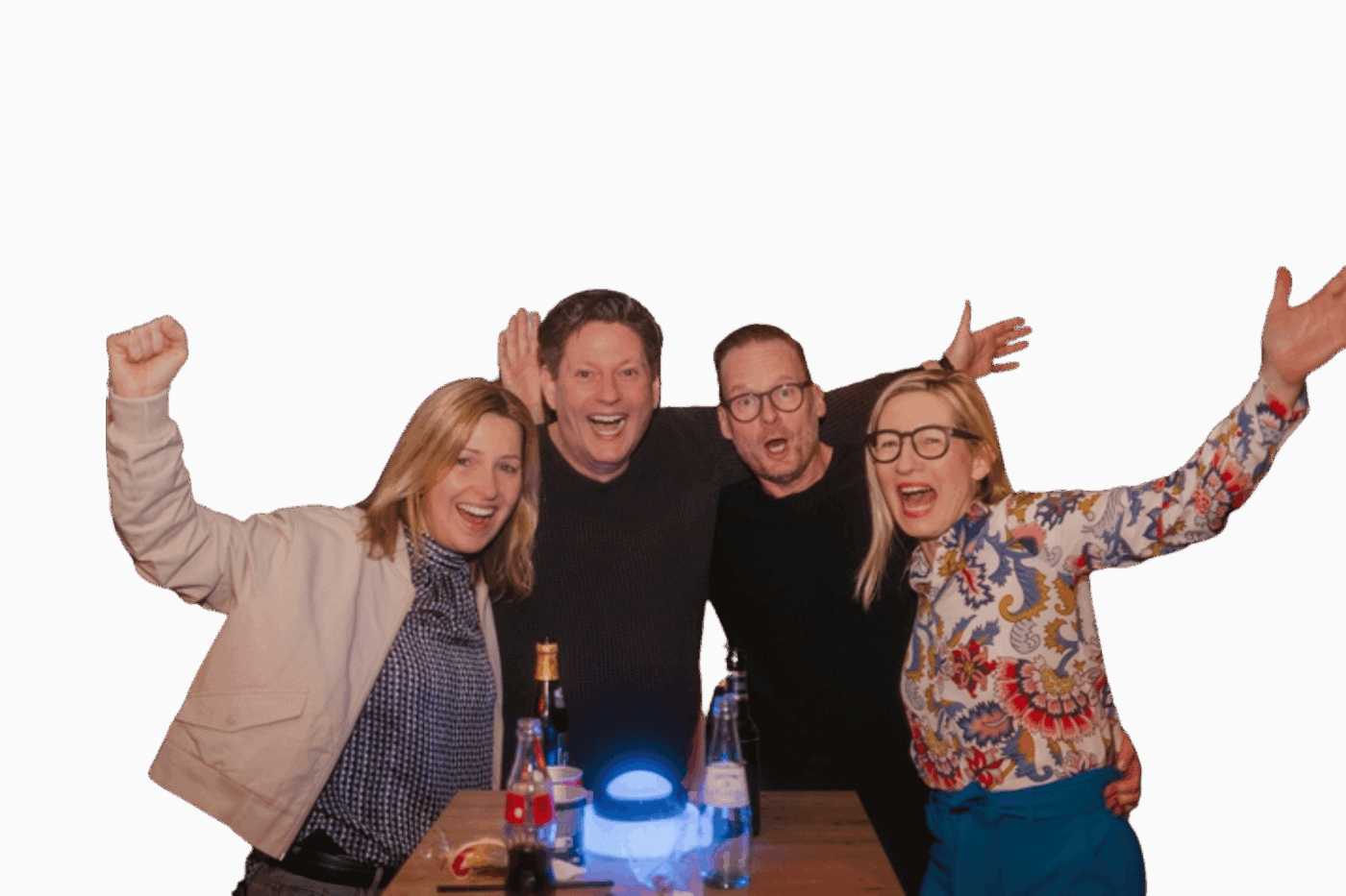 Gruppenfoto freigestellt Quizloft Siegburg