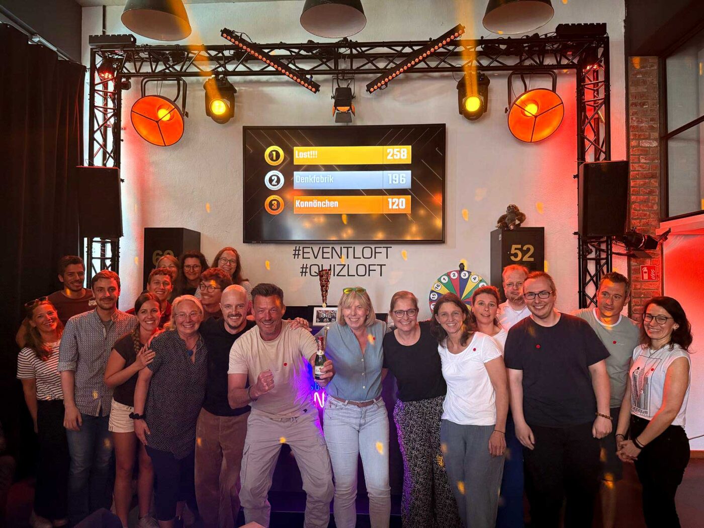 Teamfoto Quizloft Siegburg Gewinner Mai 2025