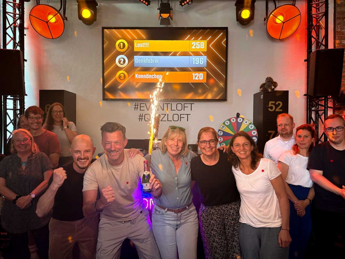 Teamfoto Quizloft Siegburg Gewinner Mai 2025