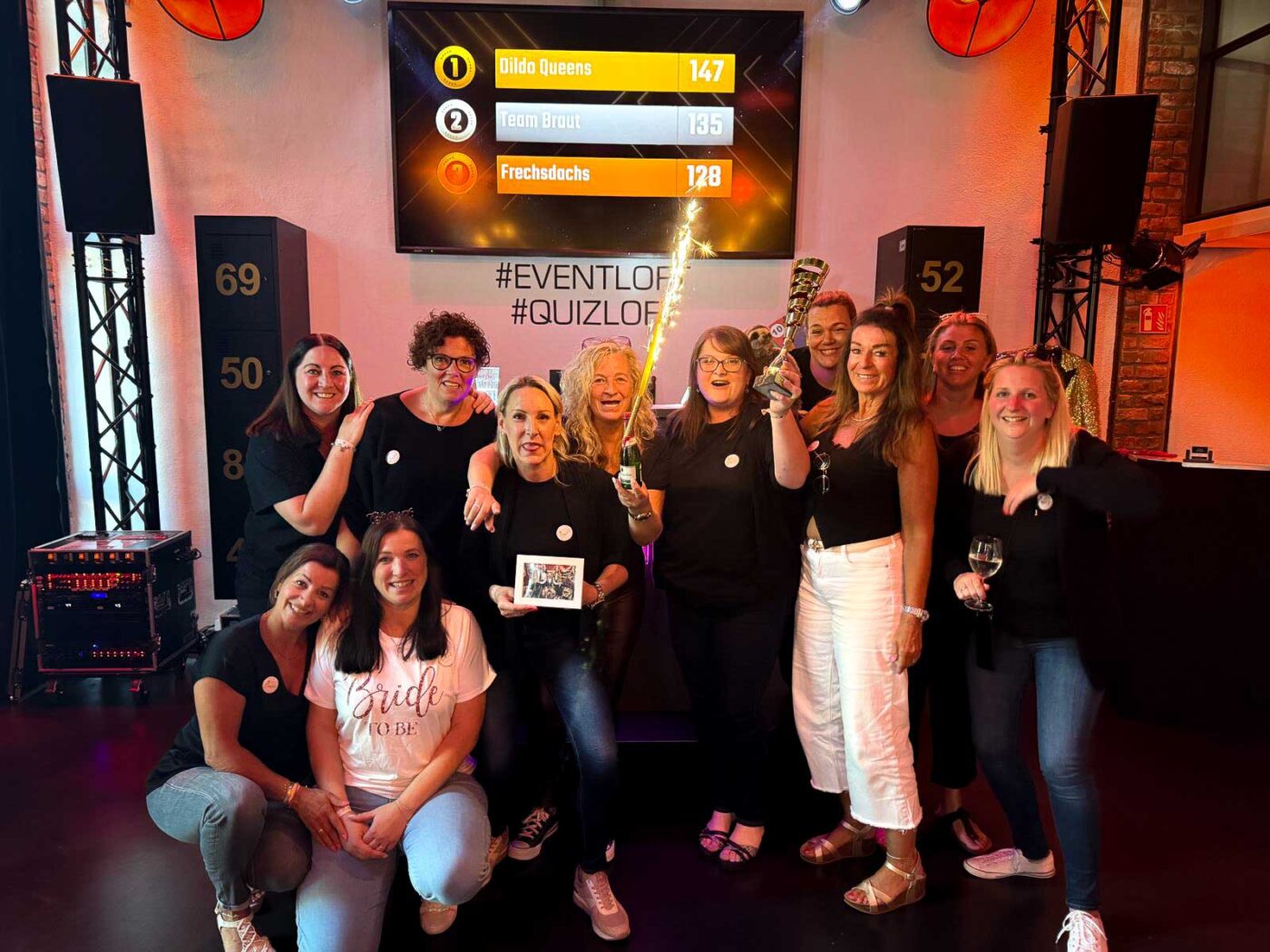 JGA Gruppenfoto im Quizloft