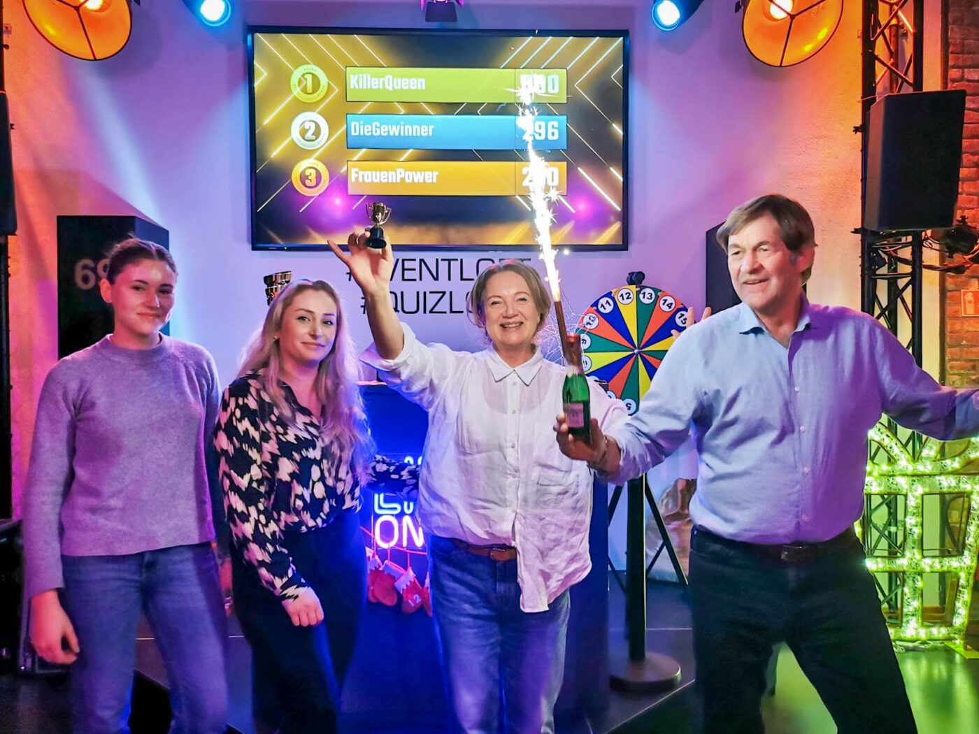 Teamfoto im Quizloft Dezember 2025