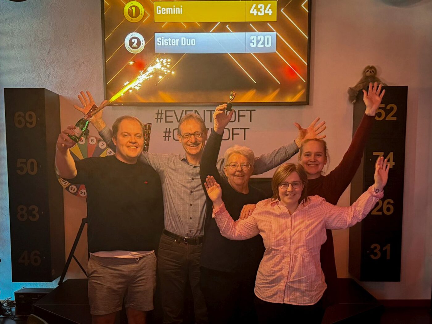 Siegerteam im Quizloft Siegburg